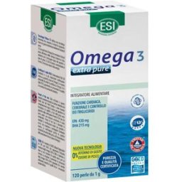 Esi Omega 3 Extra Pure Integratore Per Funzione Cardiaca 120 Perle