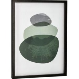 Quadro da parete Arvid; 30x40 cm (LxH); nero/verde/bianco