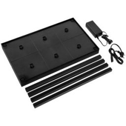 Konstsmide Stazione di ricarica per lampade da tavolo 6 posti ; 47x29x4 cm (LxLxH); nero