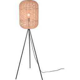 Trio Lighting Lampada da terra in sisal naturale Runa Trio