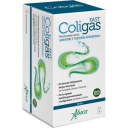 ABOCA SPA Aboca Coligas Fast Tisana 20 Bustine - Integratore Gonfiore Addominale