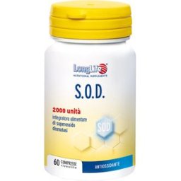 LONGLIFE Srl Longlife S.O.D. 2000 U.I. 60 Tavolette - Integratore Antiossidante