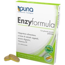 GUNA SpA Guna Enzy Formula 20 Compresse - Integratore di Enzimi Digestivi