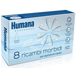 HUMANA ITALIA SpA Humana Ricambio Morbido Aspiratore Nasale 8 pezzi