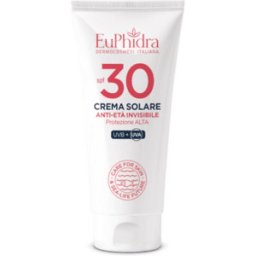 EuPhidra Crema Solare Anti-Età Invisibile SPF 30 Protezione Alta 50 ml