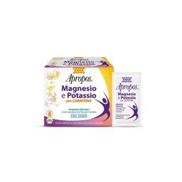 Apropos Magnesio Potassio Carnitina 24 Bustine Senza Zucchero 3,5 g Cadauna
