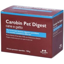Carobin pet Digest Mangime Complementare Funzionalità Digestiva 30 Buste