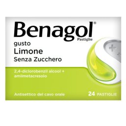 Benagol 1,2 mg + 0,6 mg - pastiglie senza zucchero al Limone