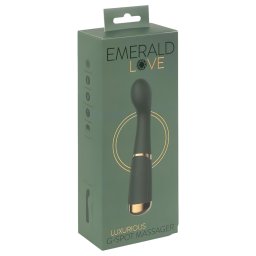 Emerald Love - vibratore punto G ricaricabile impermeabile verde