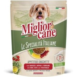MORANDO Miglior Cane Mini Manzo Avena e Verdure 800G