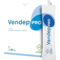 LOGUS PHARMA ELP Vendep Pro 40 Stick - Integratore Stress Ossidativo e Collagene