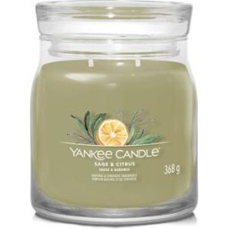 Yankee Candle Sage Citrus, candela in giara media