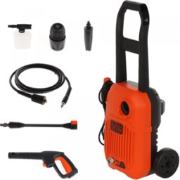 Black & Decker BEPW1300-QS - Idropulitrice ad acqua fredda compatta - 110 bar - 396 l/h
