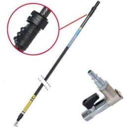 Asta di prolunga pneumatica in carbonio Campagnola - Asta Telescopica 150-250 cm