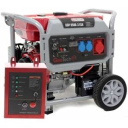 GeoTech-Pro GGP 9500-3 ESA - Generatore di corrente carrellato con AVR avv. elettrico 7.8 kW - Continua 7.5 kW + ATS