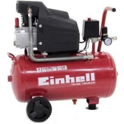 Einhell TC-AC 190/24/8 - Compressore aria elettrico carrellato - Motore 2 HP - 24 lt