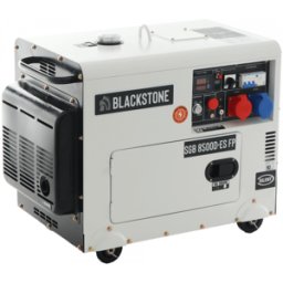 Blackstone SGB 8500 D-ES FP - Generatore di corrente diesel silenziato con AVR 6.3 kW - Continua 6 kW Full-Power