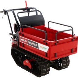 AgriEuro Premium Motocarriola cingolata estensibile Ranger M370-E - Motore Honda GX160 - Avviamento elettrico