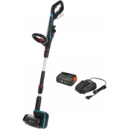 Gardena AquaBrush Patio 03/18V P4A - Lavapavimenti a batteria - con starter kit 18V - 2.5Ah