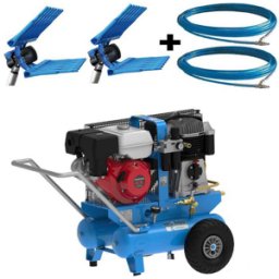 Campagnola MC 660 - Motocompressore a scoppio motore benzina Honda GX270 + 2 abbacchiatori