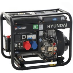 Hyundai DHY8500LET - Generatore di corrente diesel 6 kW - Continua 5.5 kW Full-Power
