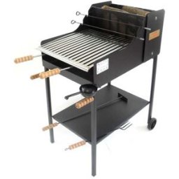 Cruccolini Fuocone Inox - Barbecue in ferro artigianale a legna e carbone