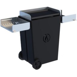 Linea VZ Party nero - Barbecue pirolitico a pellet con ruote