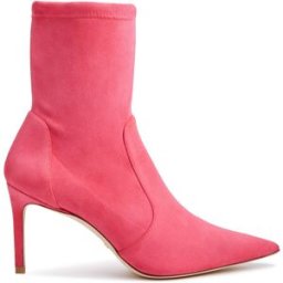 Stuart Weitzman Stuart 85 Stretch Bootie - Donna Rosa Acceso 37