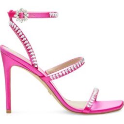 Stuart Weitzman Gemcut 100 Strappy Sandal - Donna Rosa Fenicottero 38.5