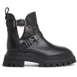 Stuart Weitzman Maverick Bedford Moto Bootie - Donna Nero 37