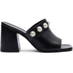 Stuart Weitzman Portia 85 Slide - Donna Black 37.5