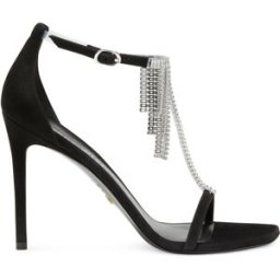 Stuart Weitzman Nudistcurve Superglam 100 Sandal - Donna Nero 38