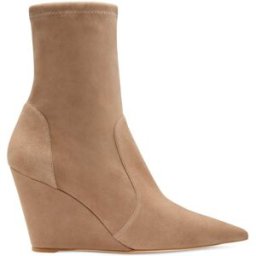 Stuart Weitzman Stuart Wedge 85 Sock Bootie - Donna Cashmere 37.5