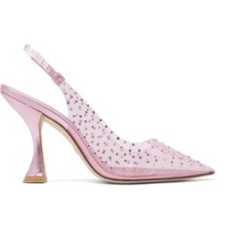 Stuart Weitzman Glam Xcurve 100 Slingback - Donna Rosa Tenue 38.5