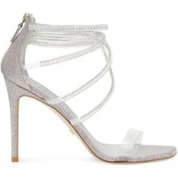 Stuart Weitzman Superglam 100 Strap Sandal - Donna Acqua Di Rose 37
