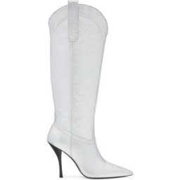 Stuart Weitzman Outwest 100 Boot - Donna Argento 37.5