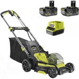 Ryobi RY18LMX40C-240 - Tagliaerba a batteria - 2x18V/4Ah - Taglio 40 cm