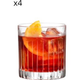 RCR Set 4 bicchieri Negroni Cristalleria Italiana