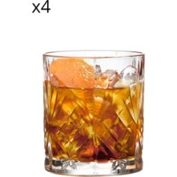 RCR Set 4 bicchieri Americano Cristalleria Italiana