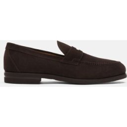 Scarosso Renato Moro Scamosciato - Uomo Mocassini Marrone - Camoscio 42,5