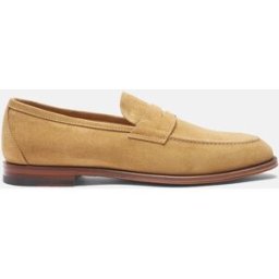 Scarosso Stefano Beige Scamosciato - Uomo Mocassini Beige - Camoscio 44