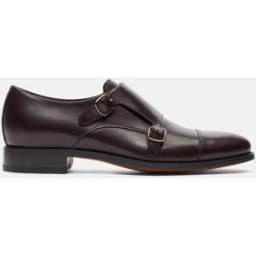 Scarosso Gervasio Marrone - Uomo Monk Strap Marrone Scuro - Vitello 44