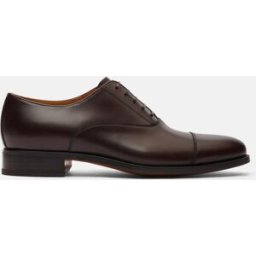 Scarosso Giove Marrone - Uomo Oxford Marrone Scuro - Vitello 41,5