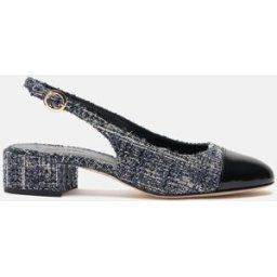 Scarosso Coco Blu Tweed - Donna Décolleté Blu - Tweed 40