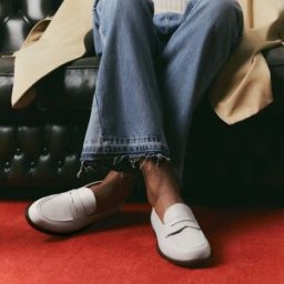 Scarosso Austin Bianco - Uomo Mocassini Bianco - Vitello 45