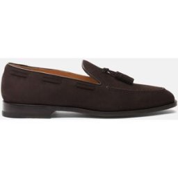 Scarosso Duccio Ebano Scamosciato Leggero - Uomo Mocassini Marrone Scuro - Camoscio 45