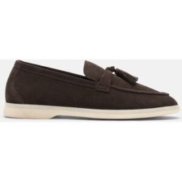 Scarosso Leandra Moro Scamosciata - Donna Mocassini Marrone Scuro - Camoscio 38