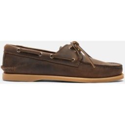 Scarosso Jude Brown Nubuck - Uomo Scarpe Da Barca Marrone - Nabuk 41