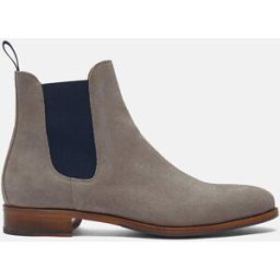 Scarosso Giancarlo Taupe - Uomo Chelsea Boots Grigio Scuro - Camoscio 42