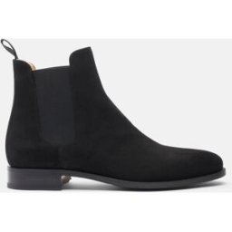 Scarosso Giancarlo Nero Scamosciato - Uomo Chelsea Boots Nero - Camoscio 42,5